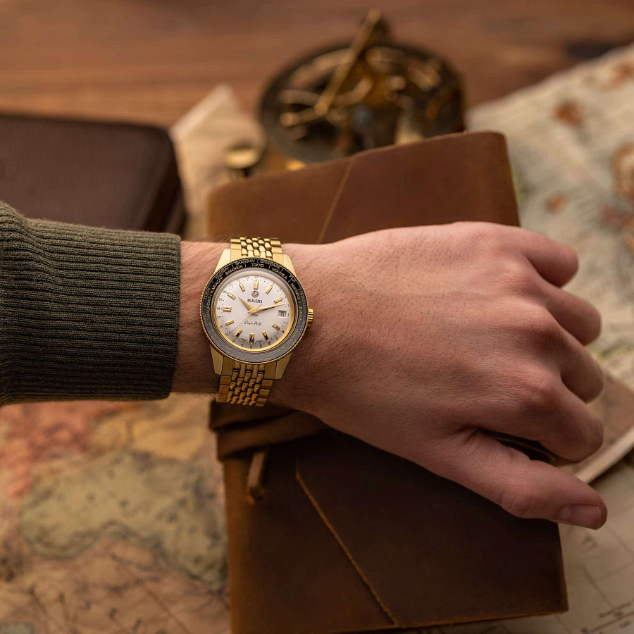 Часы Rado Captain Cook Over-Pole Limited Edition R32193018 — нержавеющая сталь с pvd-покрытием, мужские