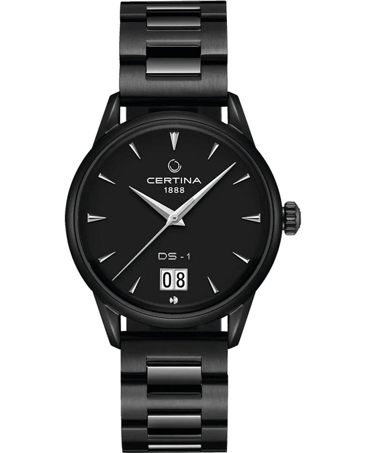 Часы Certina DS-1 Big Date Powermatic 80 C029.426.33.051.00 — мужские, черный