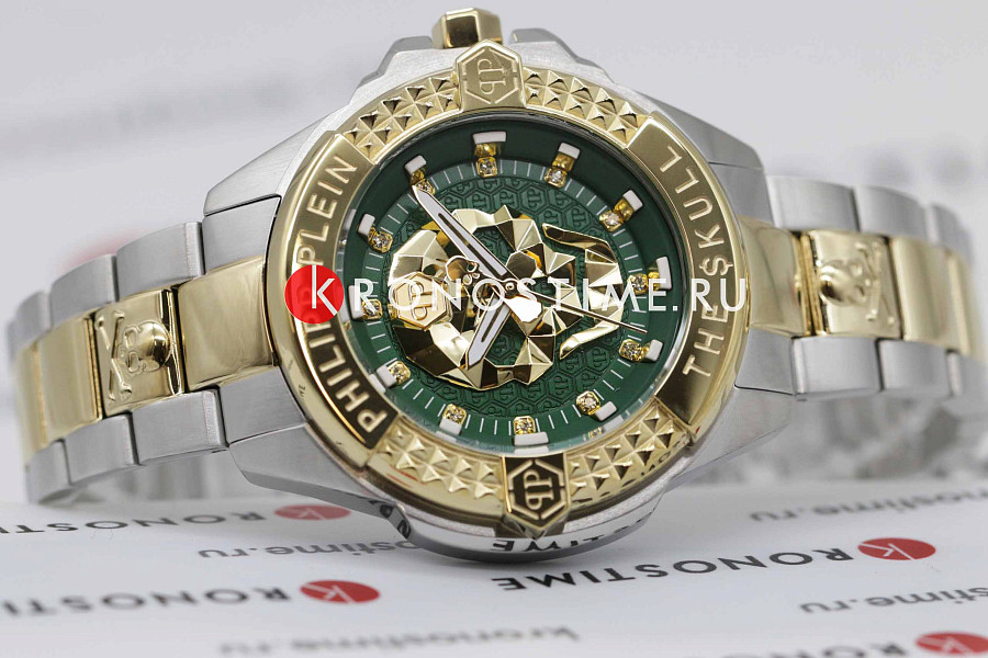 Часы Philipp Plein The Skull PWNAA0622 — кварцевые, сталь металл