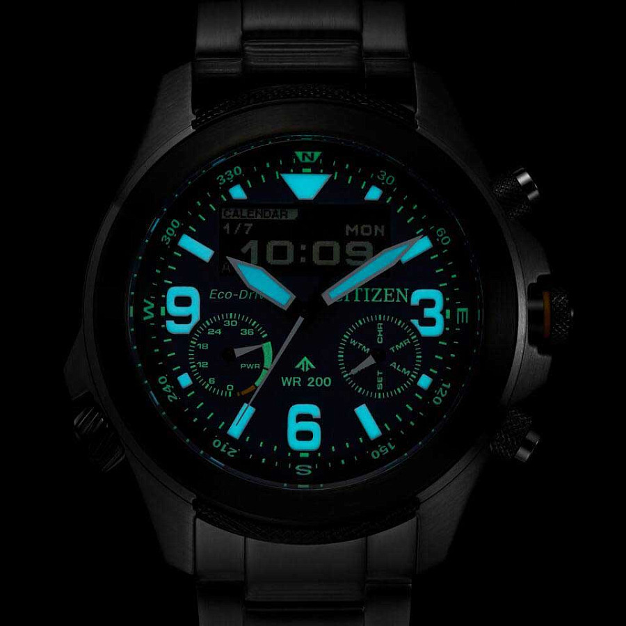 Часы Citizen Promaster JV1006-51L — металл сталь, Япония