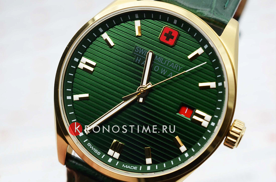 Часы Swiss Military Hanowa Roadrunner SMWGB2200111 — кожаный, мужские