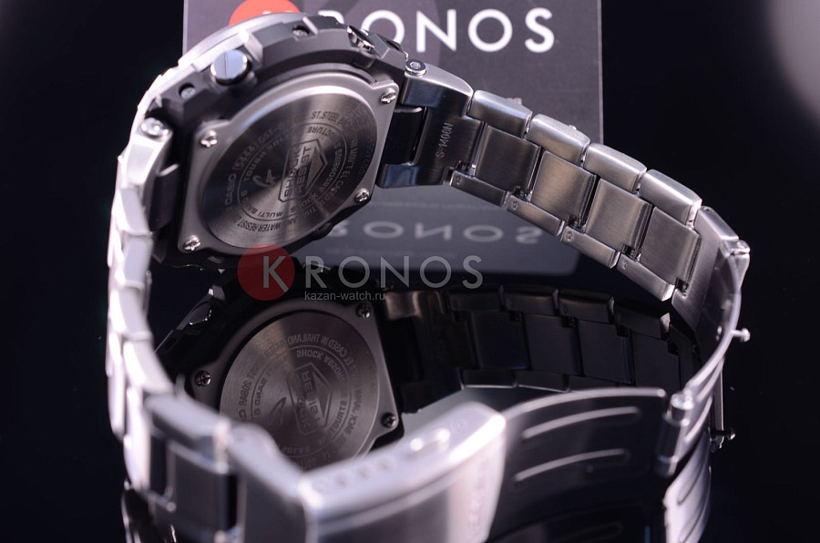 Часы Casio G-Shock GST-W110D-7A — нержавеющая сталь, мужские