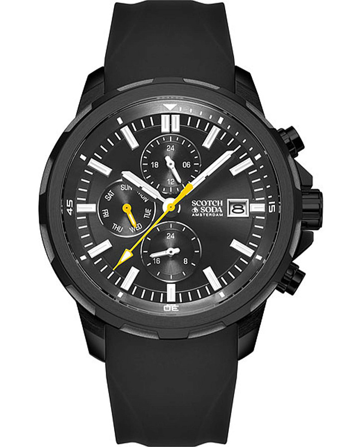 Часы Scotch&Soda SSM.112C — мужские, черный
