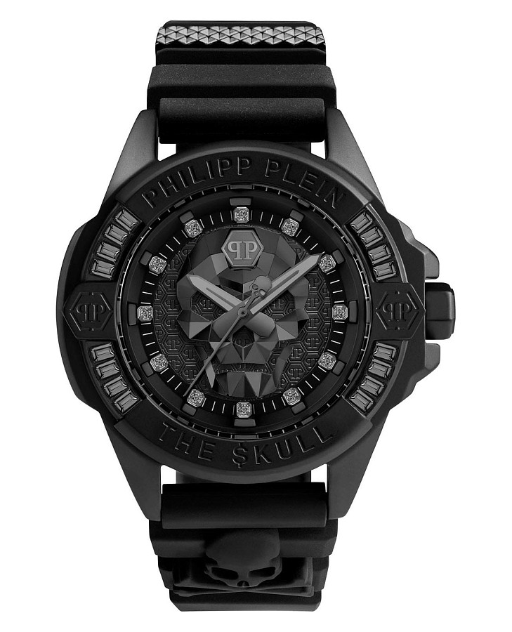 Часы Philipp Plein The Skull PWNAA0322 — мужские, черный