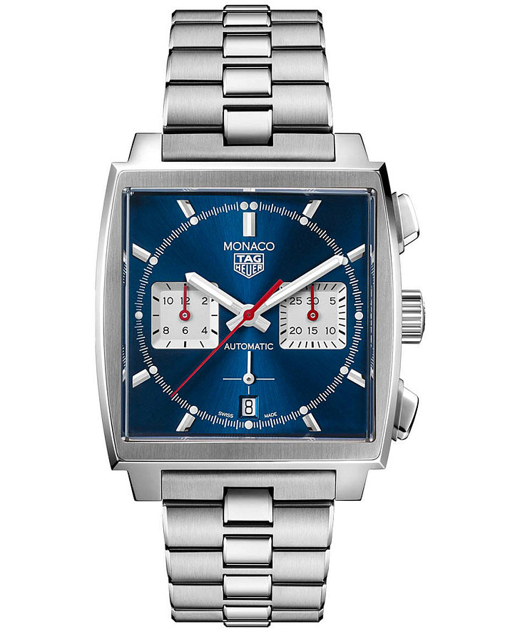 Часы TAG Heuer Monaco CBL2111.BA0644 — мужские, синий