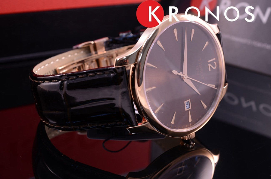 Часы Tissot Tradition T063.610.36.297.00 — сталь металл, Швейцария