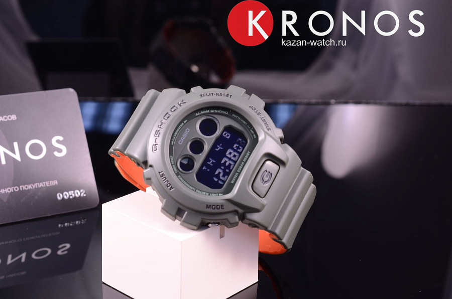 Часы Casio G-Shock DW-6900LU-3E — электронные, пластик
