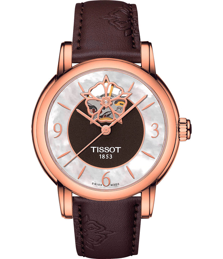 Часы Tissot Lady Heart Powermatic 80 T050.207.37.117.04 — женские, перламутровый