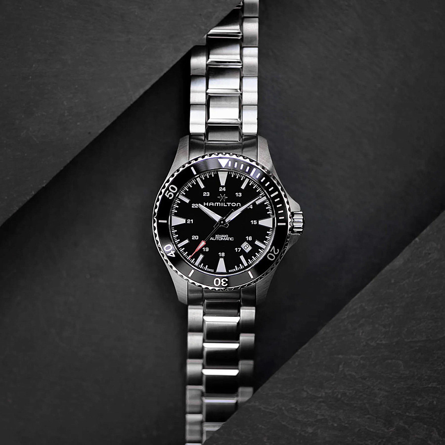Часы Hamilton Khaki Navy Scuba Auto H82335131 — Швейцария, мужские