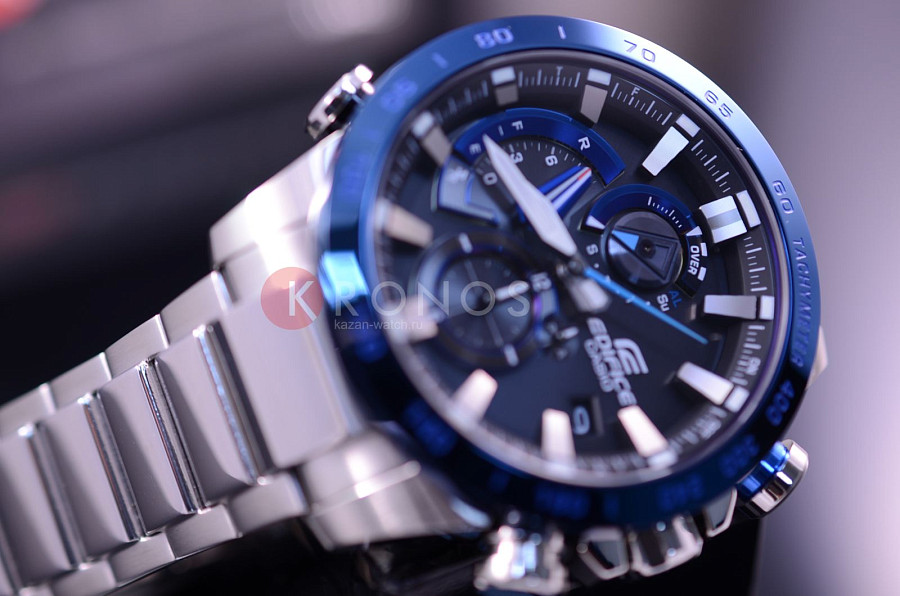 Часы Casio Edifice EQB-800DB-1A — нержавеющая сталь, мужские