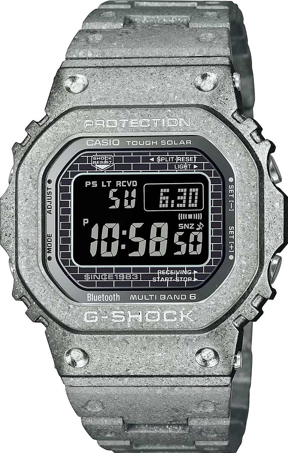 Часы Casio G-Shock GMW-B5000PS-1DR (GMW-B5000PS-1E) — нержавеющая сталь, мужские