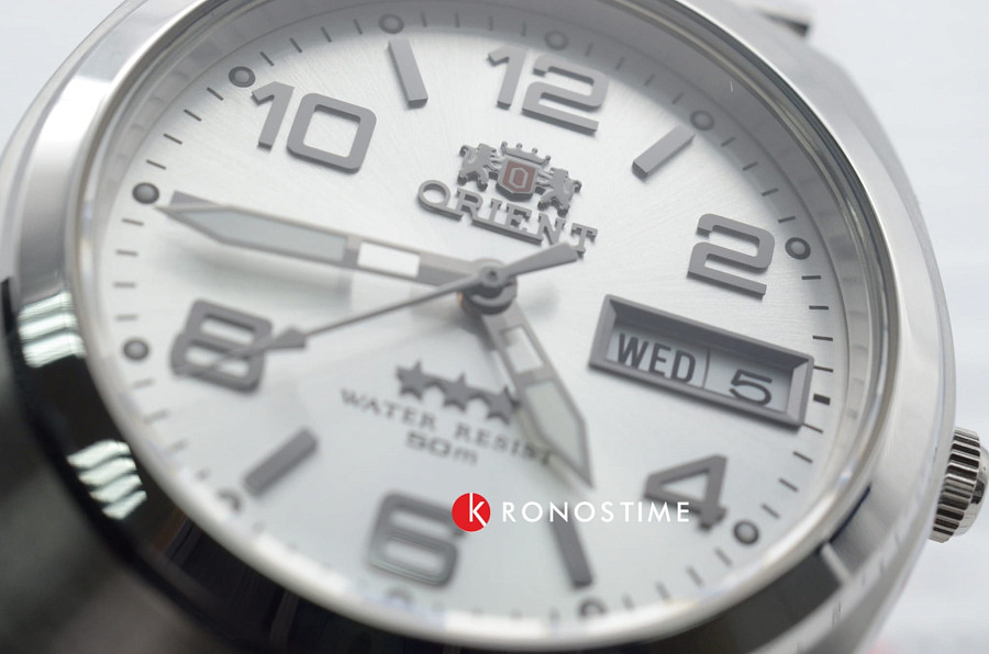 Часы Orient 3 Stars AB08003W — сталь металл, Япония
