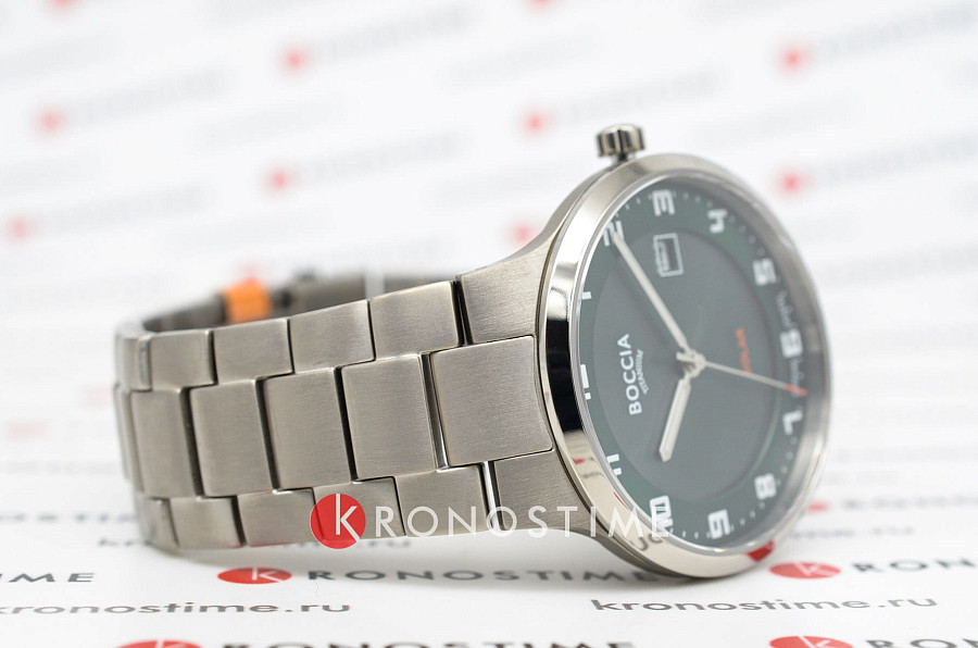 Часы Boccia Titanium Circle-Oval 3652-04 — титан, Германия