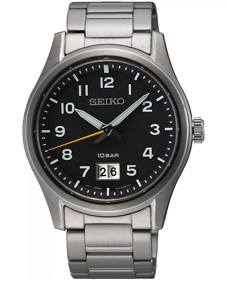 Часы Seiko Conceptual Series Dress SUR569P1 — мужские, черный