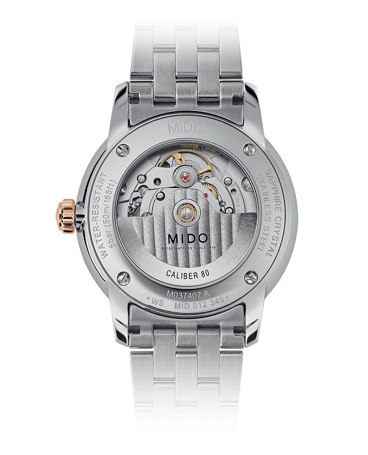 Часы Mido Baroncelli Signature M037.407.22.031.01 — механические, металл сталь