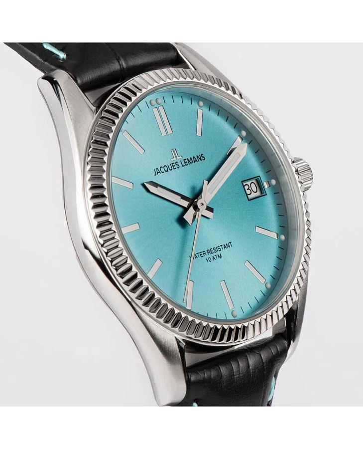 Часы Jacques Lemans Derby 50-3S — кожаный, мужские
