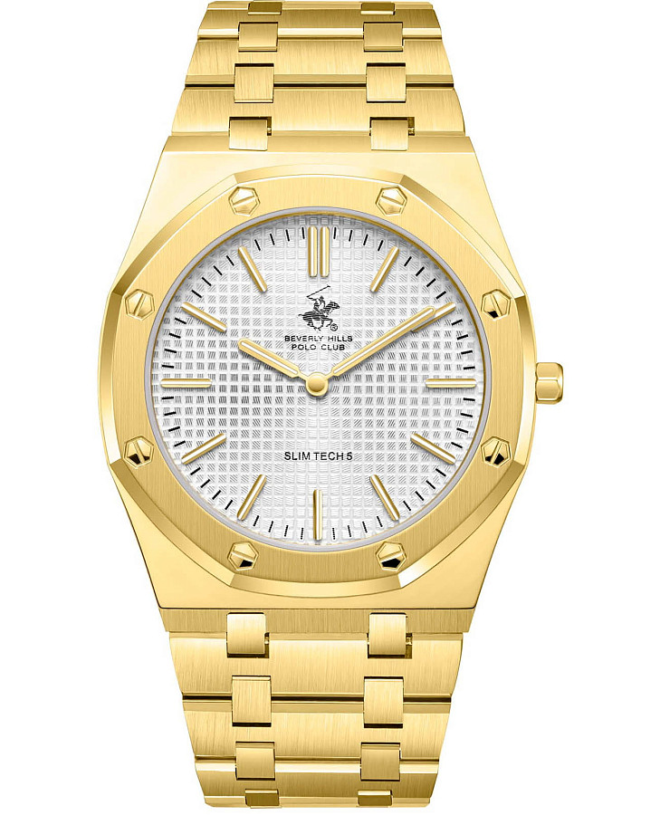 Часы Beverly Hills Polo Club BP3825X.130 — мужские, серебристый