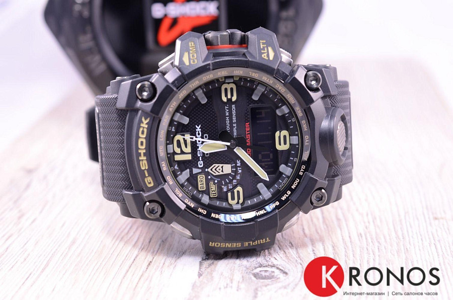Часы Casio G-Shock GWG-1000-1A — мужские, черный