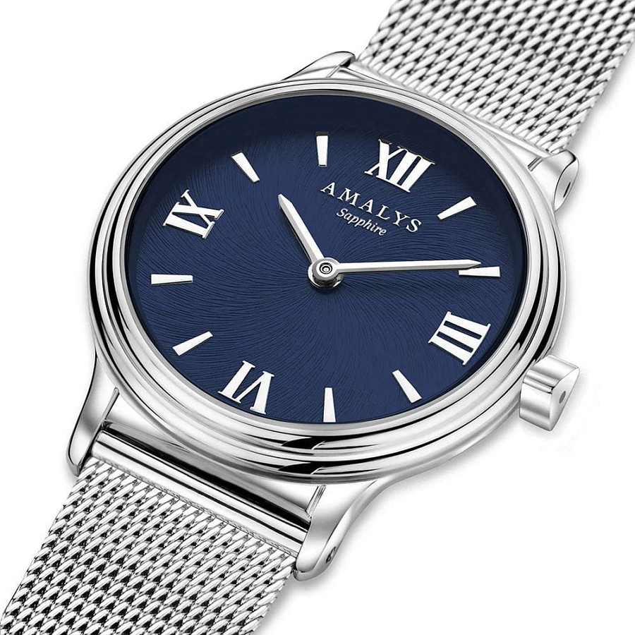 Часы Amalys Watson AMW-166 — синий, сталь металл