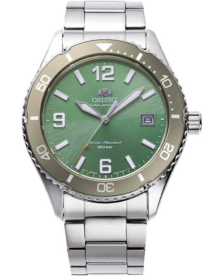 Часы Orient Mako Kamasu RA-WJ0001E (RN-WJ0001E) — мужские, зеленый