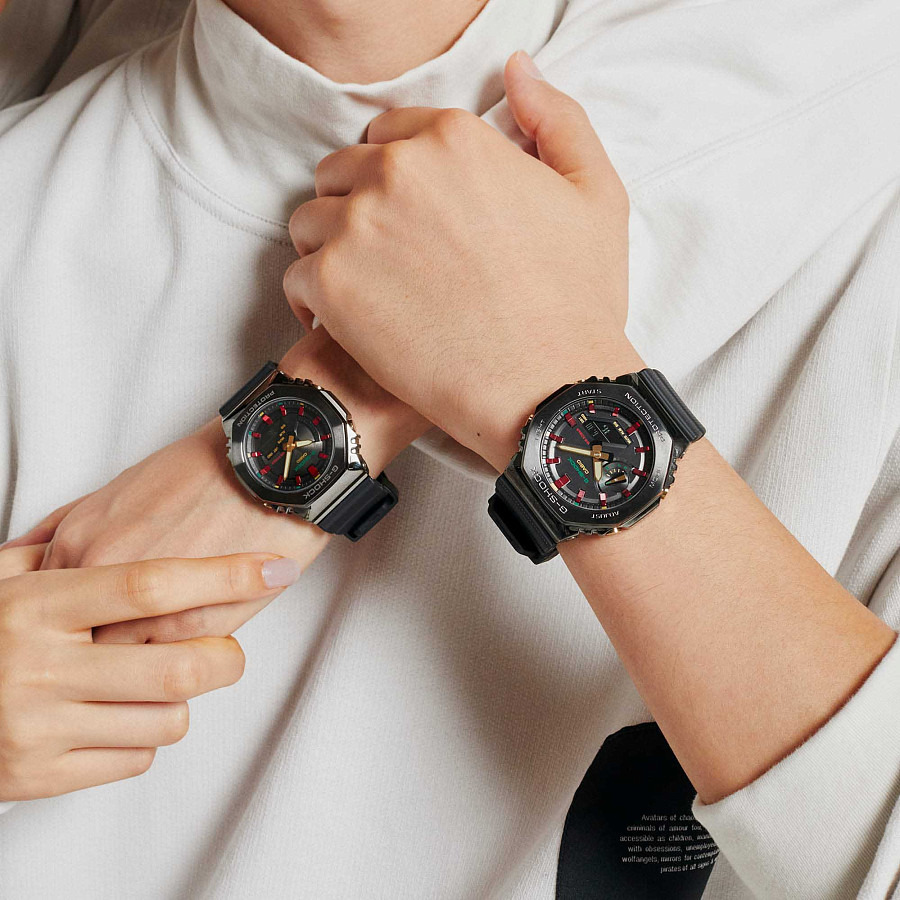 Часы Casio G-Shock GM-S2100CH-1A — электронные, пластик металл сталь