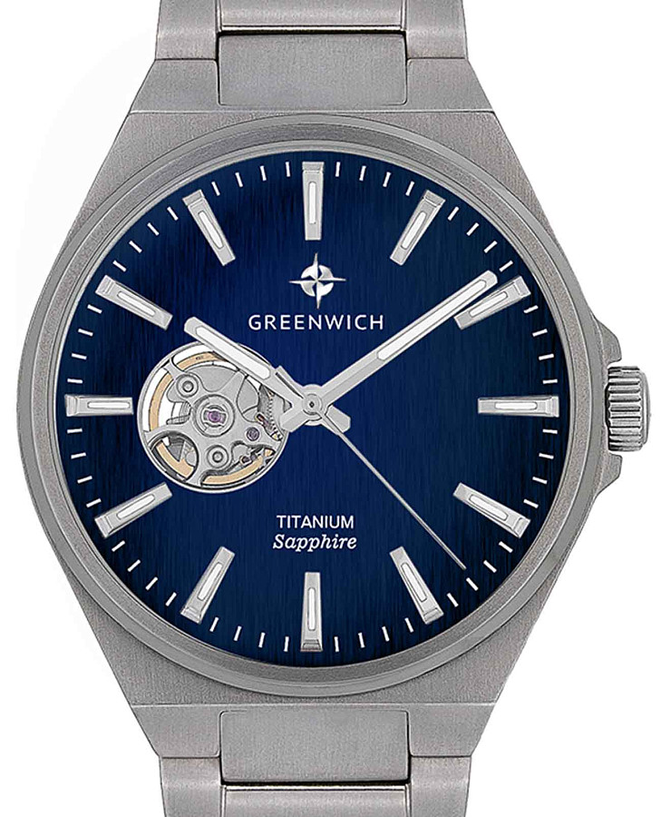 Часы Greenwich Titanium GW 084.10.36 — мужские, титановый