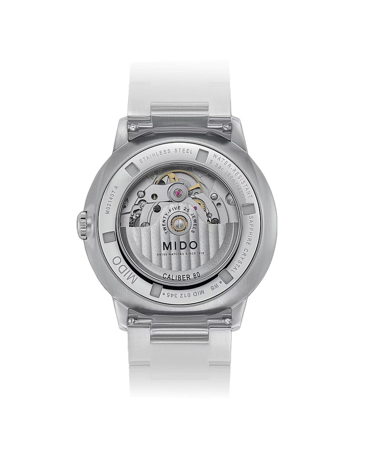 Часы Mido Commander Gradient M021.407.21.411.00 — антрацитовый, металл сталь