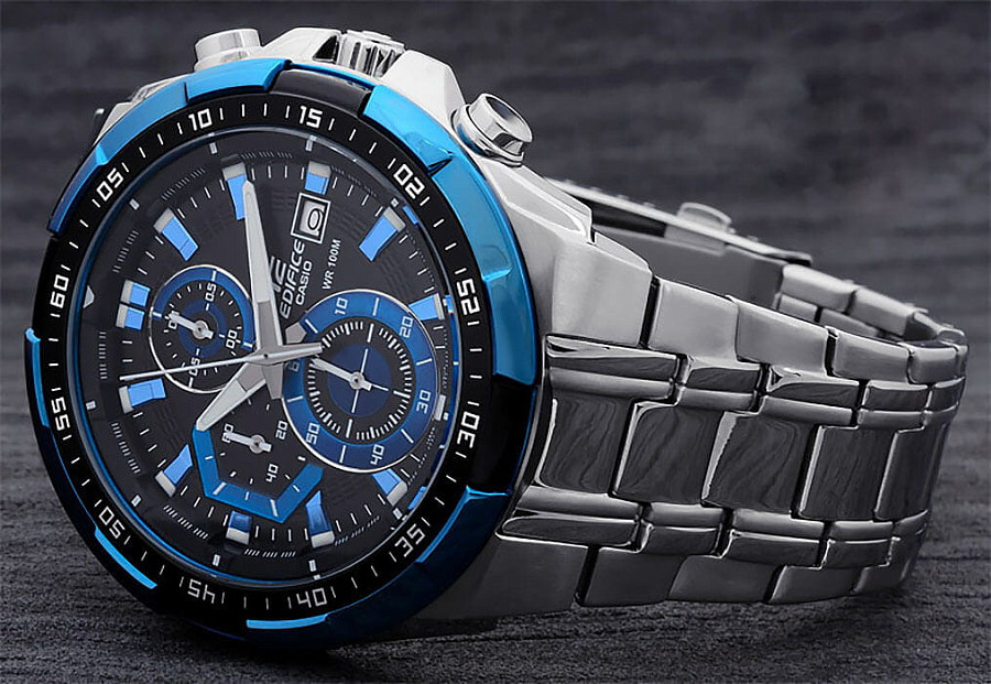 Часы Casio Edifice EFR-539D-1A2VUDF (EFR-539D-1A2) — металл сталь, Япония