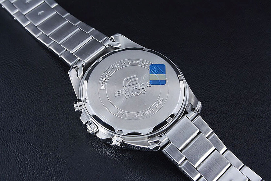 Часы Casio Edifice EFR-552D-1A2VUDF (EFR-552D-1A2) — мужские, серебристый