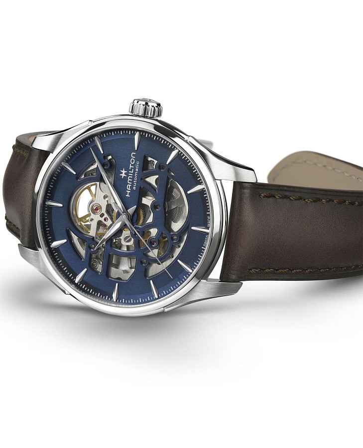 Часы Hamilton Jazzmaster Skeleton Auto H42535541 — сталь, Швейцария