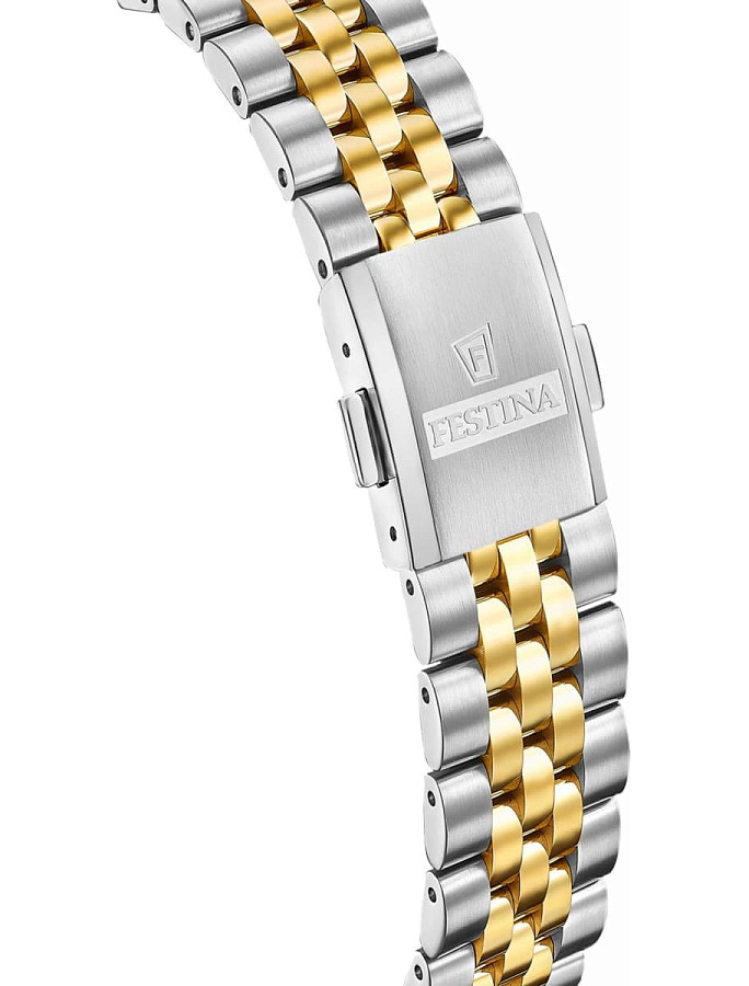 Часы Festina Swiss Made F20088/5 — нержавеющая сталь с pvd-покрытием, женские