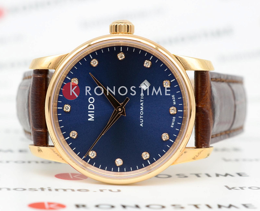 Часы Mido Baroncelli M7600.3.65.8 — механические, металл сталь