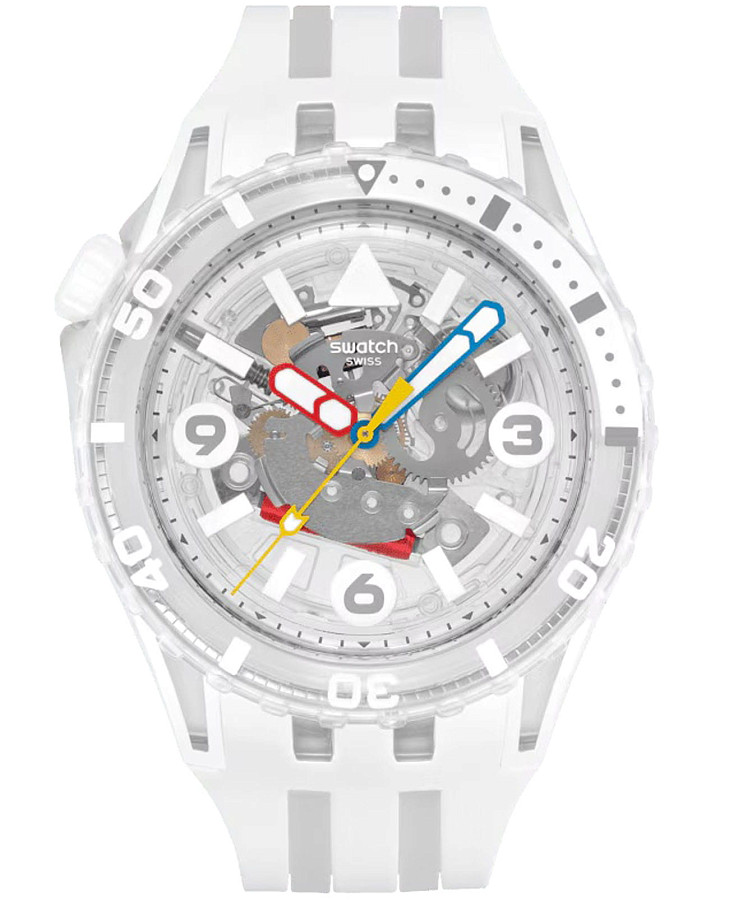 Часы Swatch Aurelia Aurita SSCU09K100 — мужские, белый