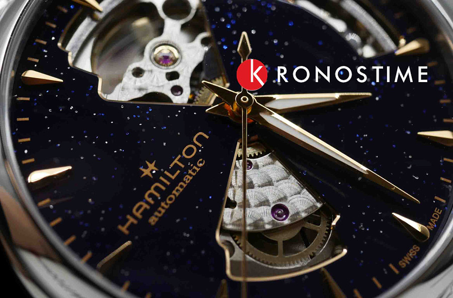 Часы Hamilton Jazzmaster Open Heart Auto H32215142 — серебристый, сталь металл