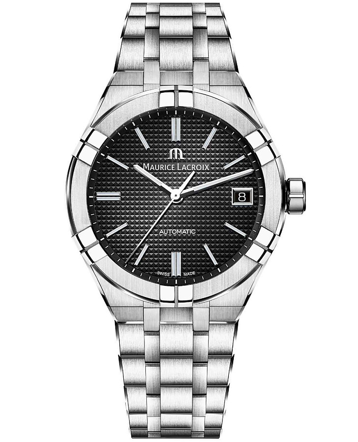 Часы Maurice Lacroix Aikon Automatic AI6007-SS002-330-1 — мужские, черный