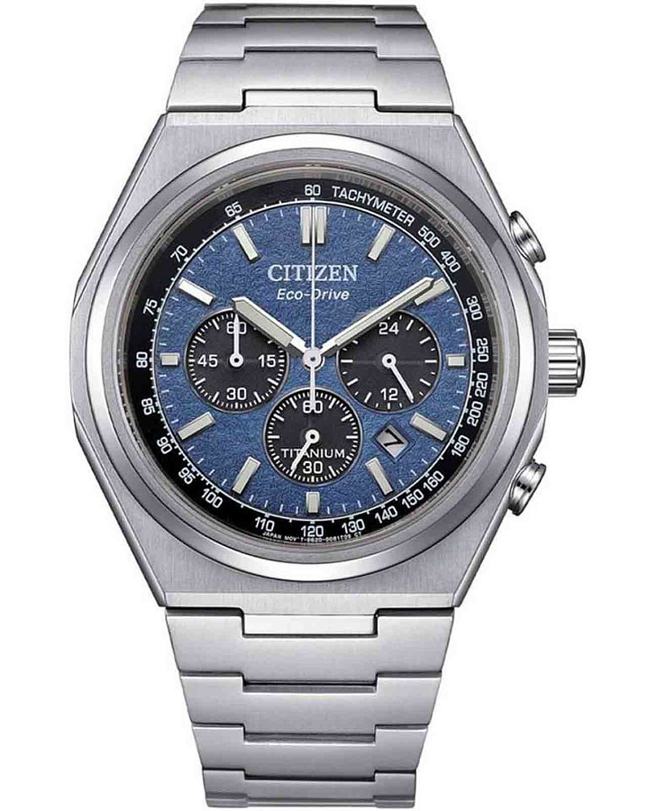 Часы Citizen Eco-Drive CA4610-85L — мужские, голубой