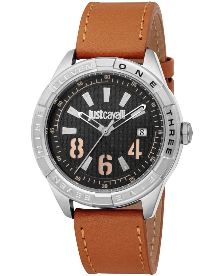 Часы Just Cavalli Cavaliere JC1G342L0015 — мужские, черный