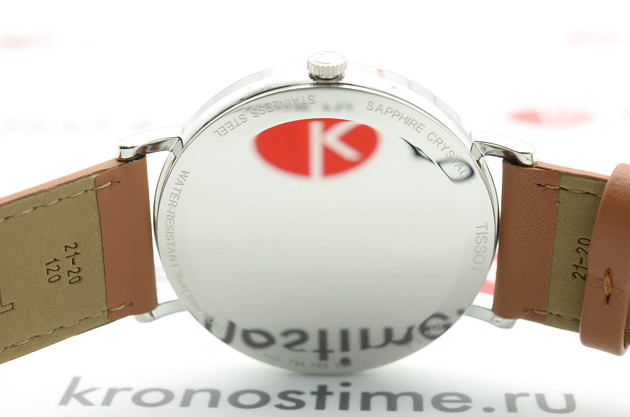 Часы Tissot Everytime Large T109.610.16.037.00 — мужские, коричневый