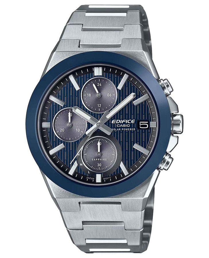 Часы Casio Edifice EFS-S650D-2A — мужские, синий