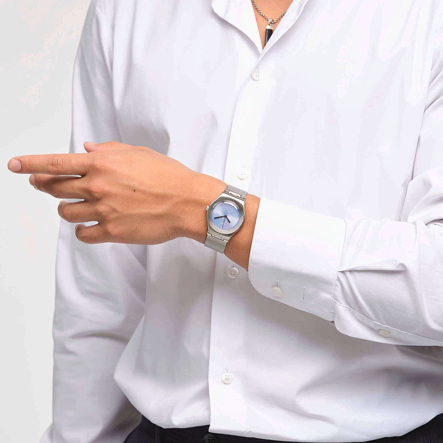 Часы Swatch I Medium Standard YLS231M — сталь металл, Швейцария