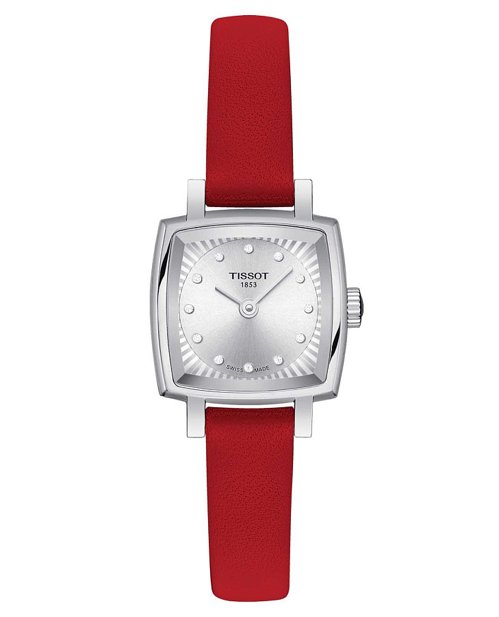 Часы Tissot Lovely Square Valentines T058.109.16.036.00 — женские, серебристый