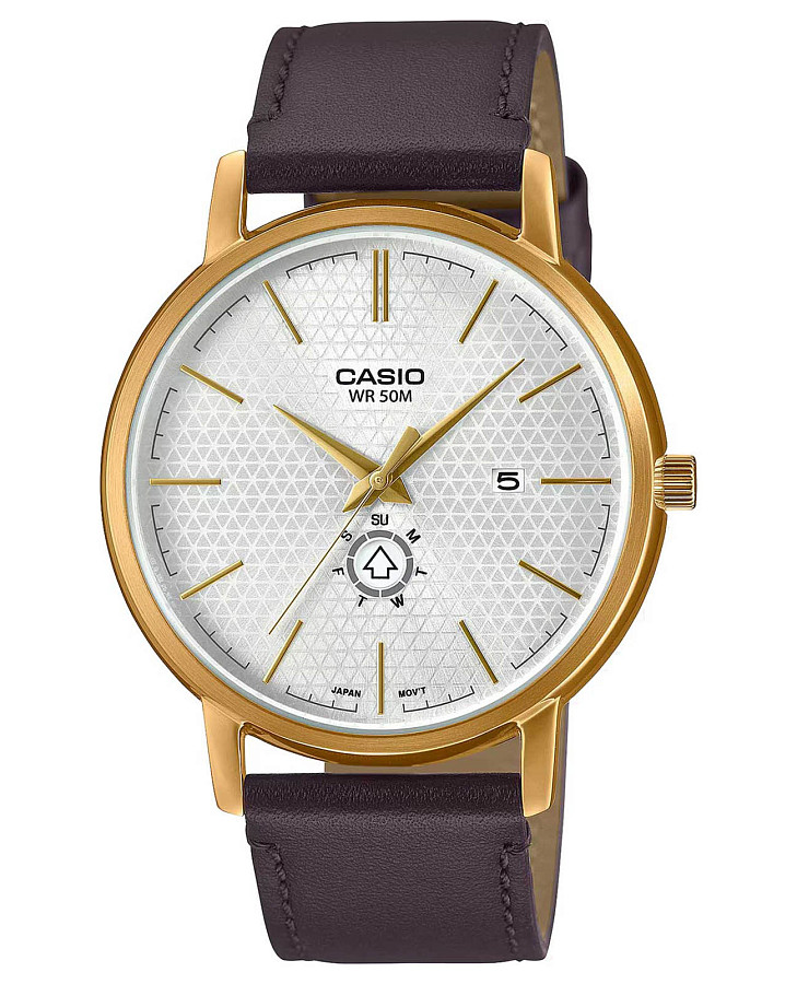 Часы Casio Collection MTP-B125GL-7A — мужские, серебристый