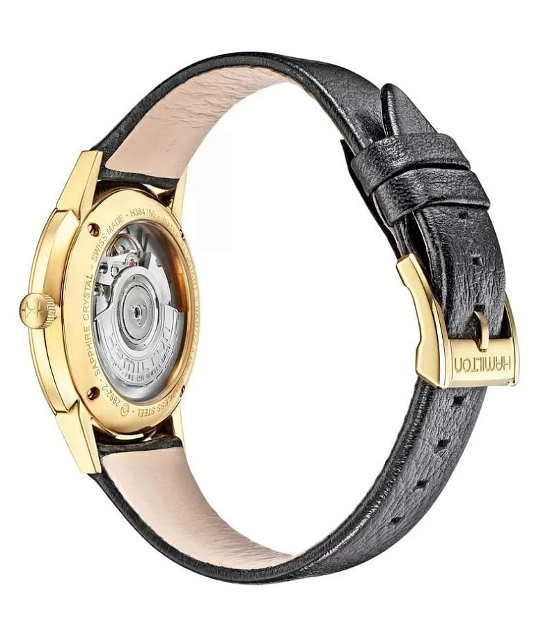Часы Hamilton American Classic Intra-Matic Auto H38735751 — кожаный, мужские