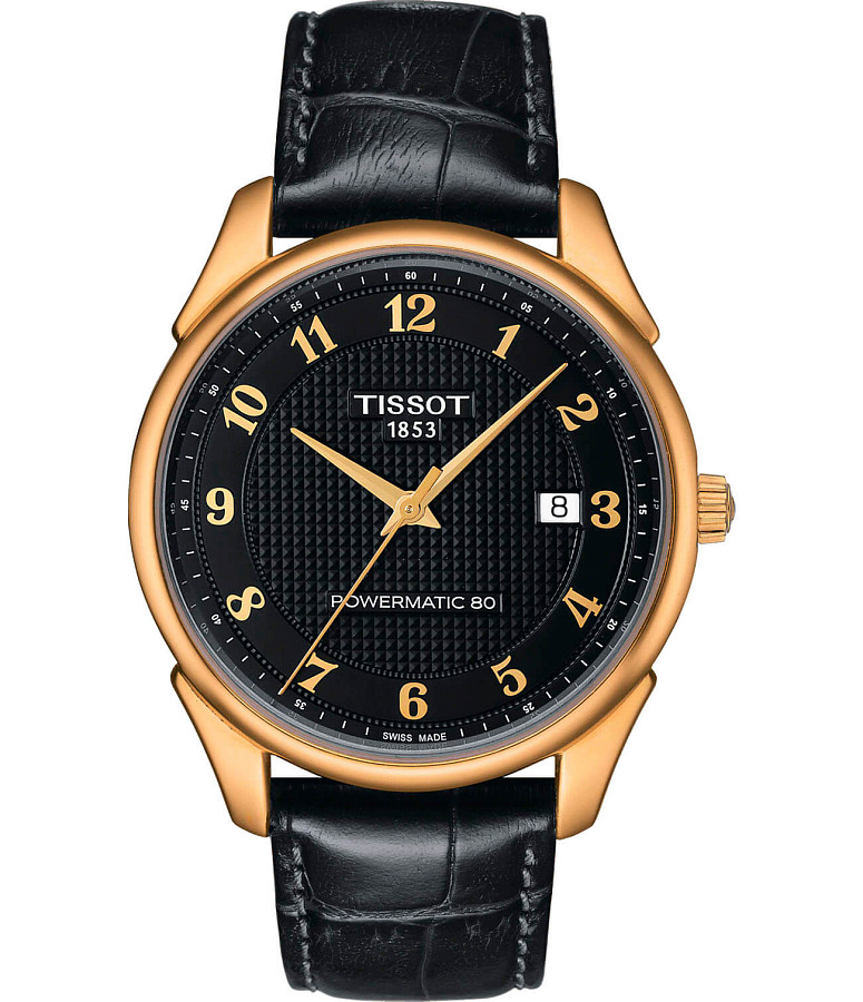 Часы Tissot Vintage Powermatic 80 18K Gold T920.407.16.052.00 — мужские, черный