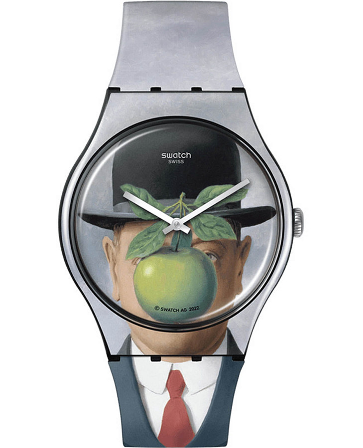 Часы Swatch New Gent SUOZ350 — мужские, серый