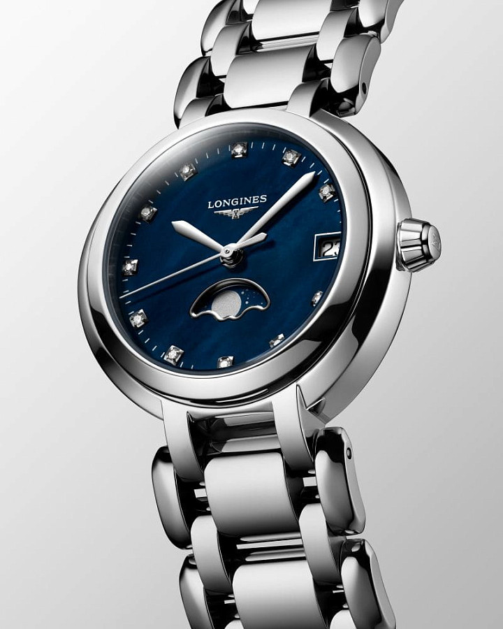 Часы Longines PrimaLuna L8.115.4.98.6 — кварцевые, Швейцария, женские