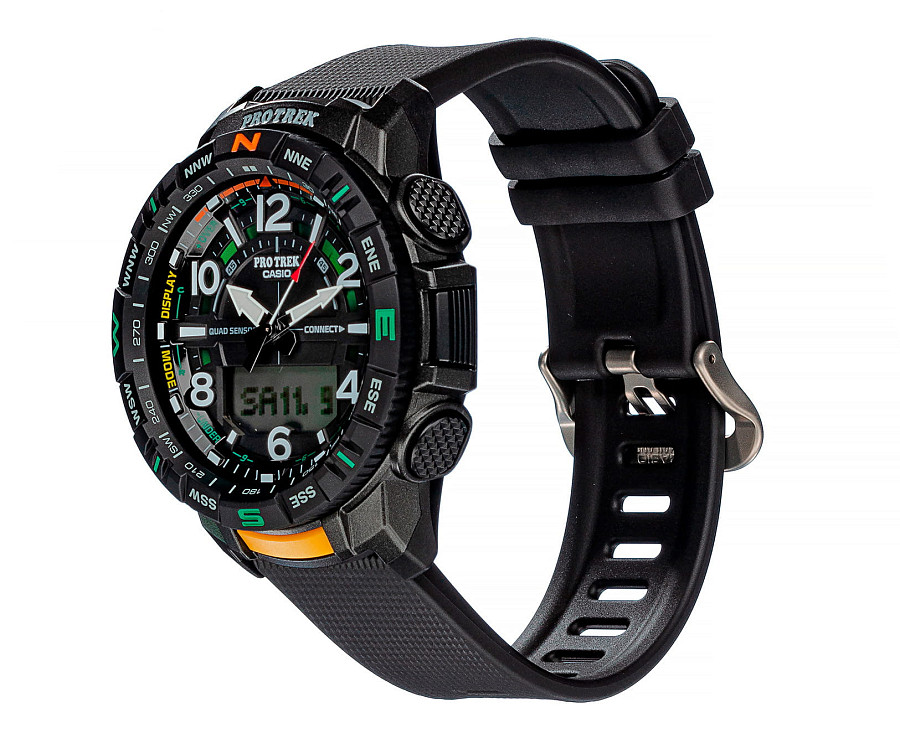 Часы Casio Pro Trek PRT-B50-1DR (PRT-B50-1) — кварцевые, пластик