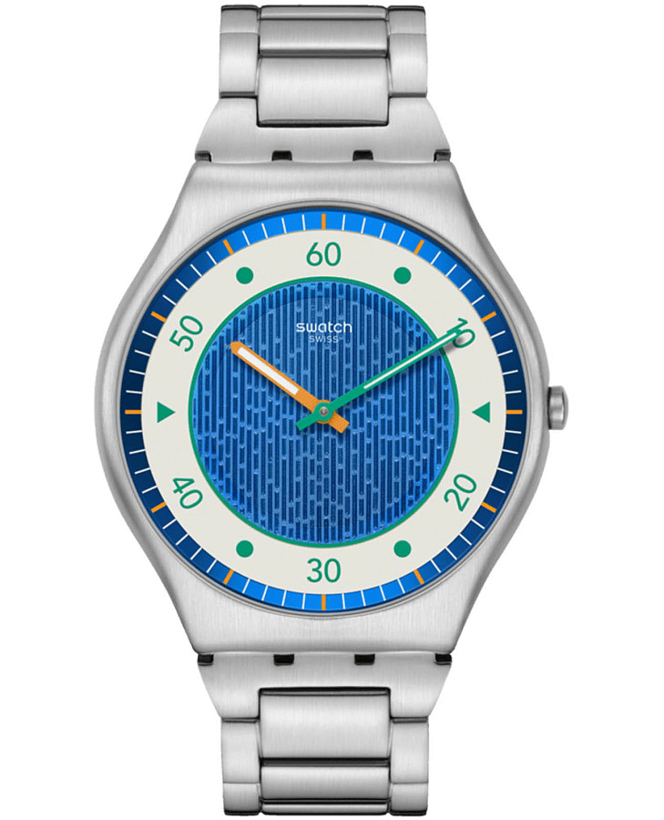Часы Swatch Skin Irony 42 SS07S143G — женские, синий