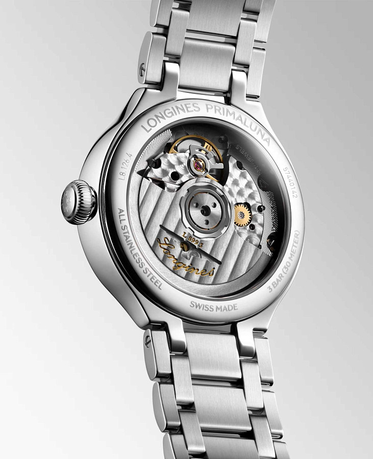 Часы Longines PrimaLuna Moonphase L8.126.4.97.6 — металл сталь, Швейцария