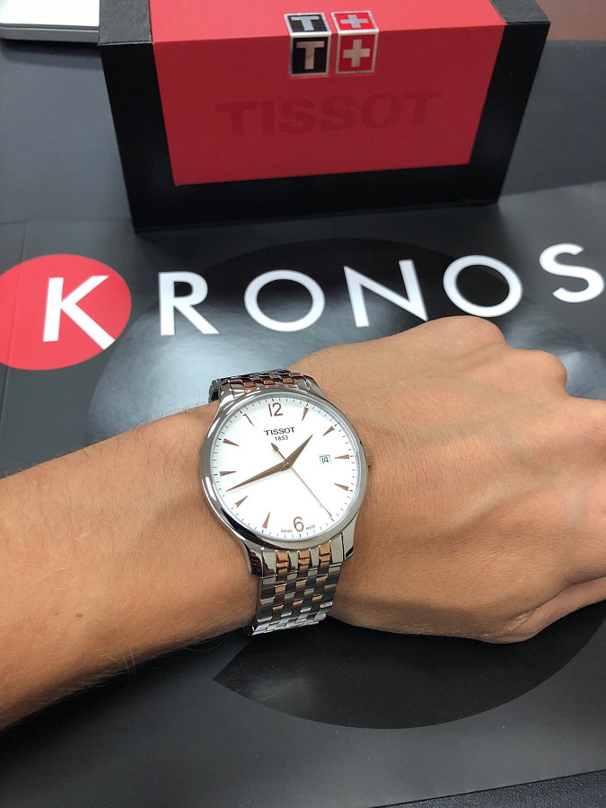 Часы Tissot Tradition T063.610.22.037.01 — Швейцария, кварцевые
